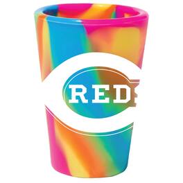 WinCraft - Cincinnati Reds 1.5oz. Hippie Hop Silicone Shot Glass - Multicolor