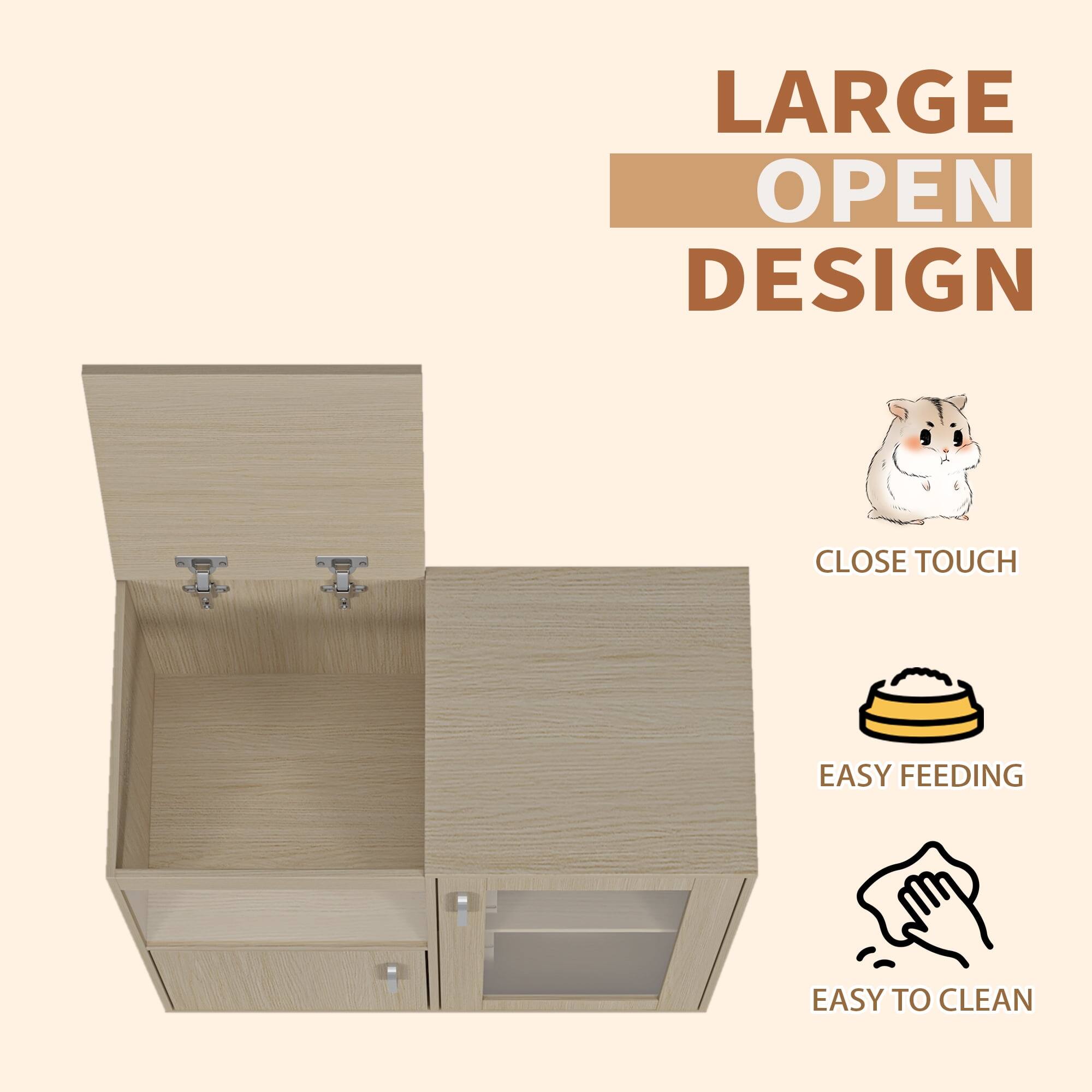 LARGE OPEN DESIGN

- CLOSE TOUCH
- EASY FEEDING
- EASY TO CLEAN