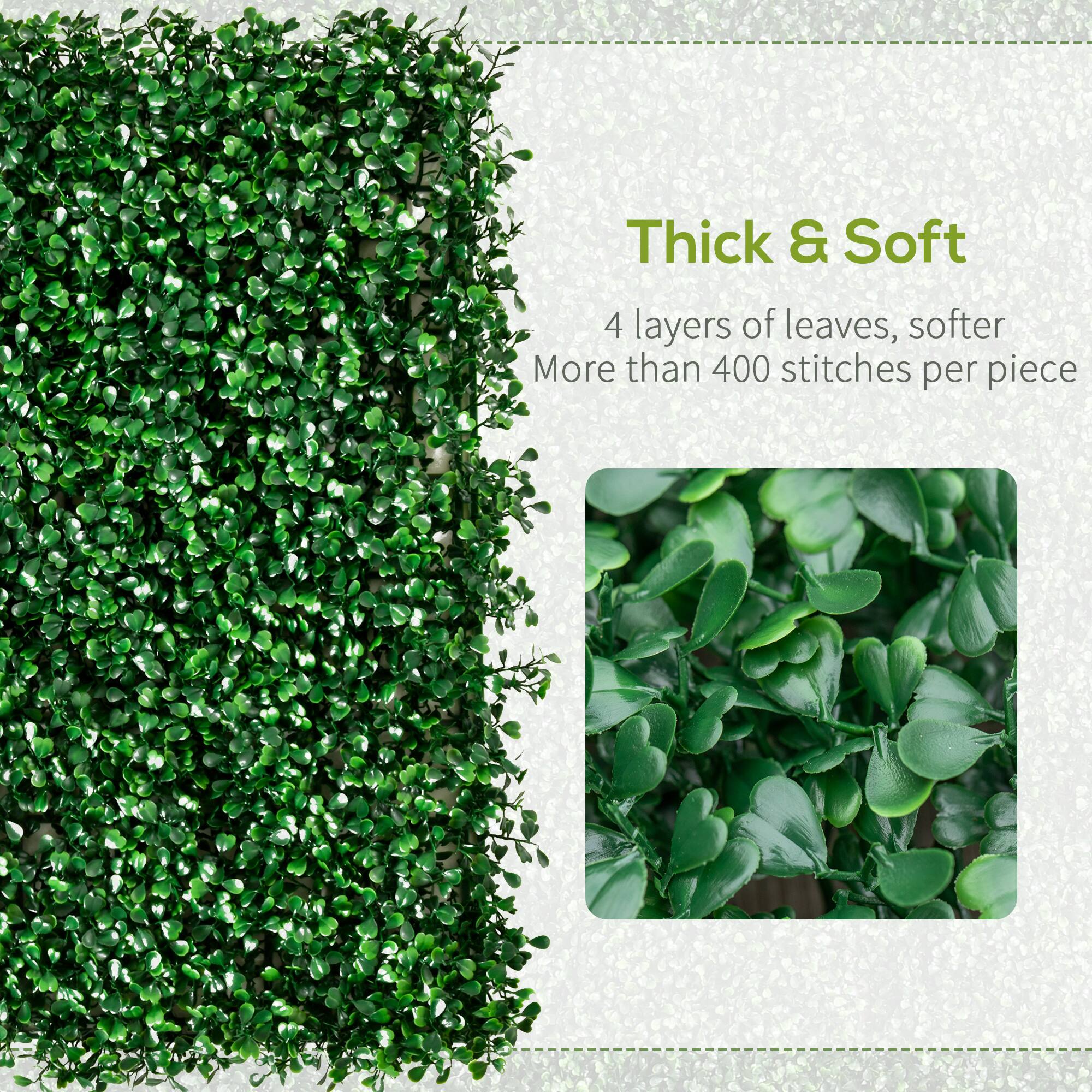 Thick & Soft

4 layers of leaves, softer  
More than 400 stitches per piece