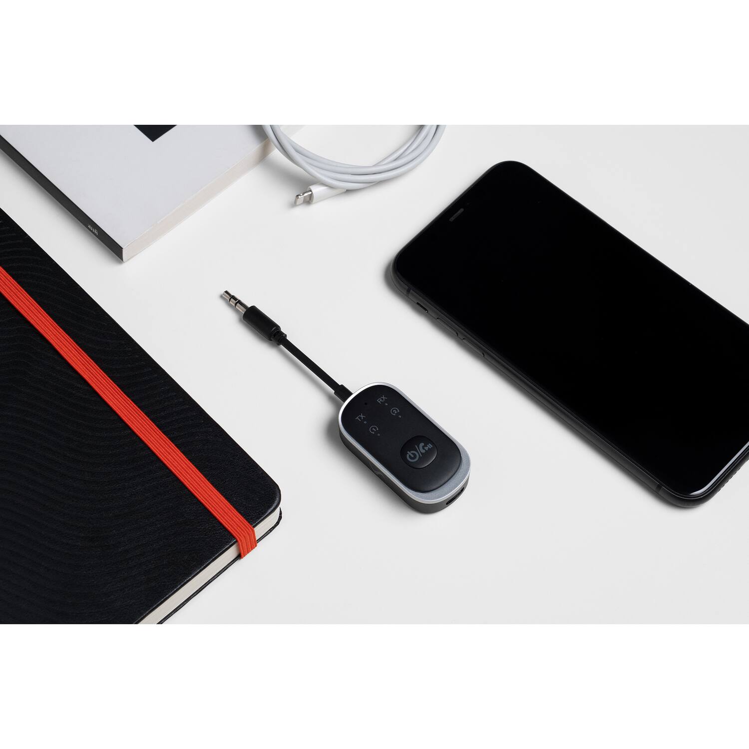 Back. Scapade - AirPro Dual-Bluetooth Transmitter for Headphones - Black.