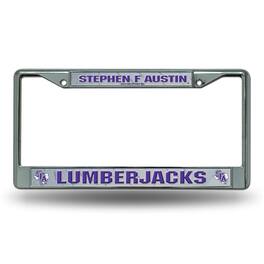Rico Industries - Stephen F Austin Lumberjacks Chrome Metal License Plate Frame - Multi