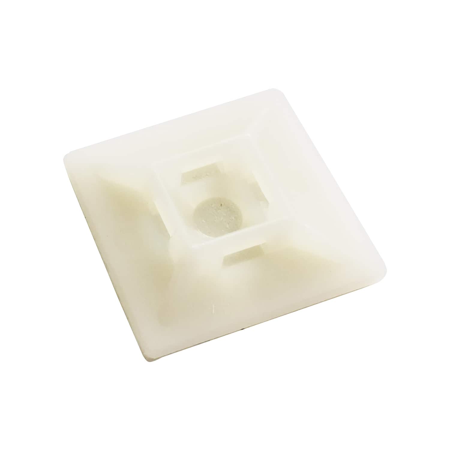 Steel Grip - 1 in. L White Cable Tie Base Mount 5 pk price history on PriceWatchPro