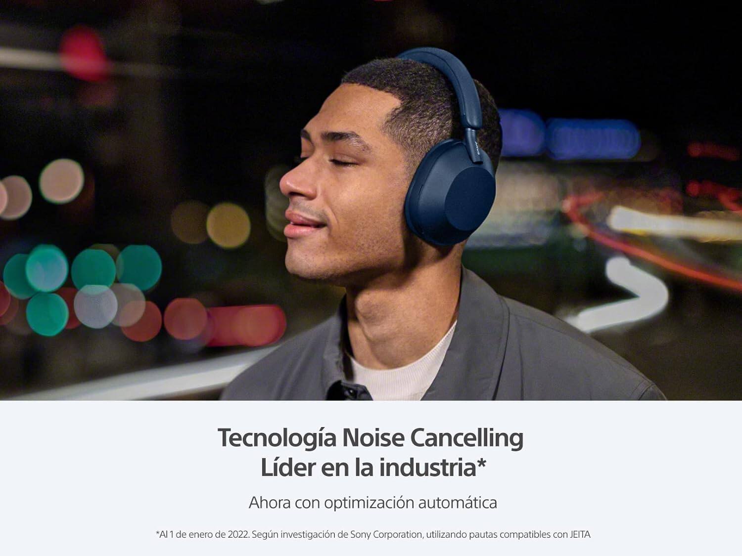 Tecnología Noise Cancelling  
Líder en la industria*  
Ahora con optimización automática  

*Al 1 de enero de 2022. Según investigación de Sony Corporation, utilizando pautas compatibles con JEITA