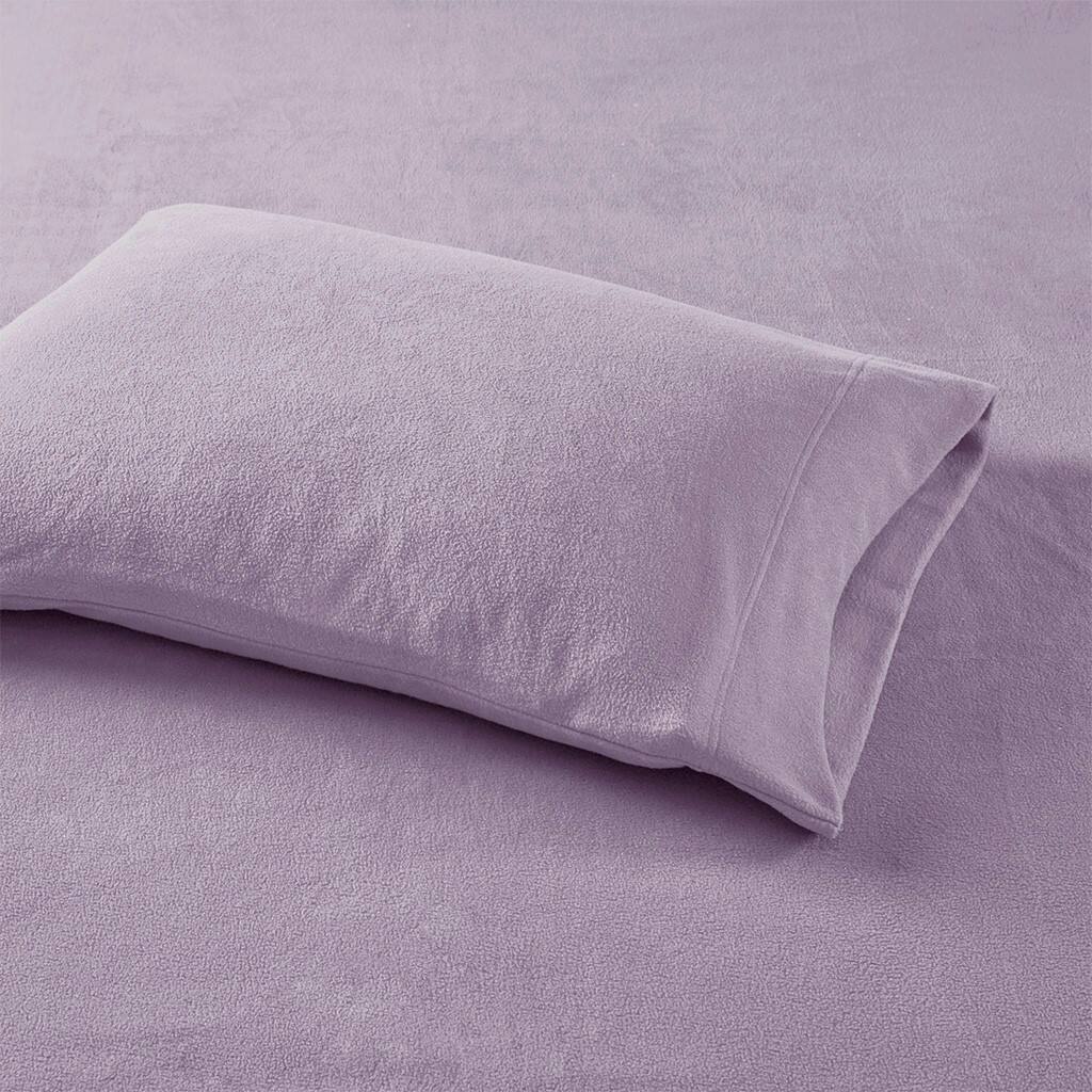 Alt View 2. Gracie Mills - Gracie Mills Lenora Microfleece Cozy Sheet Set - Lavender.