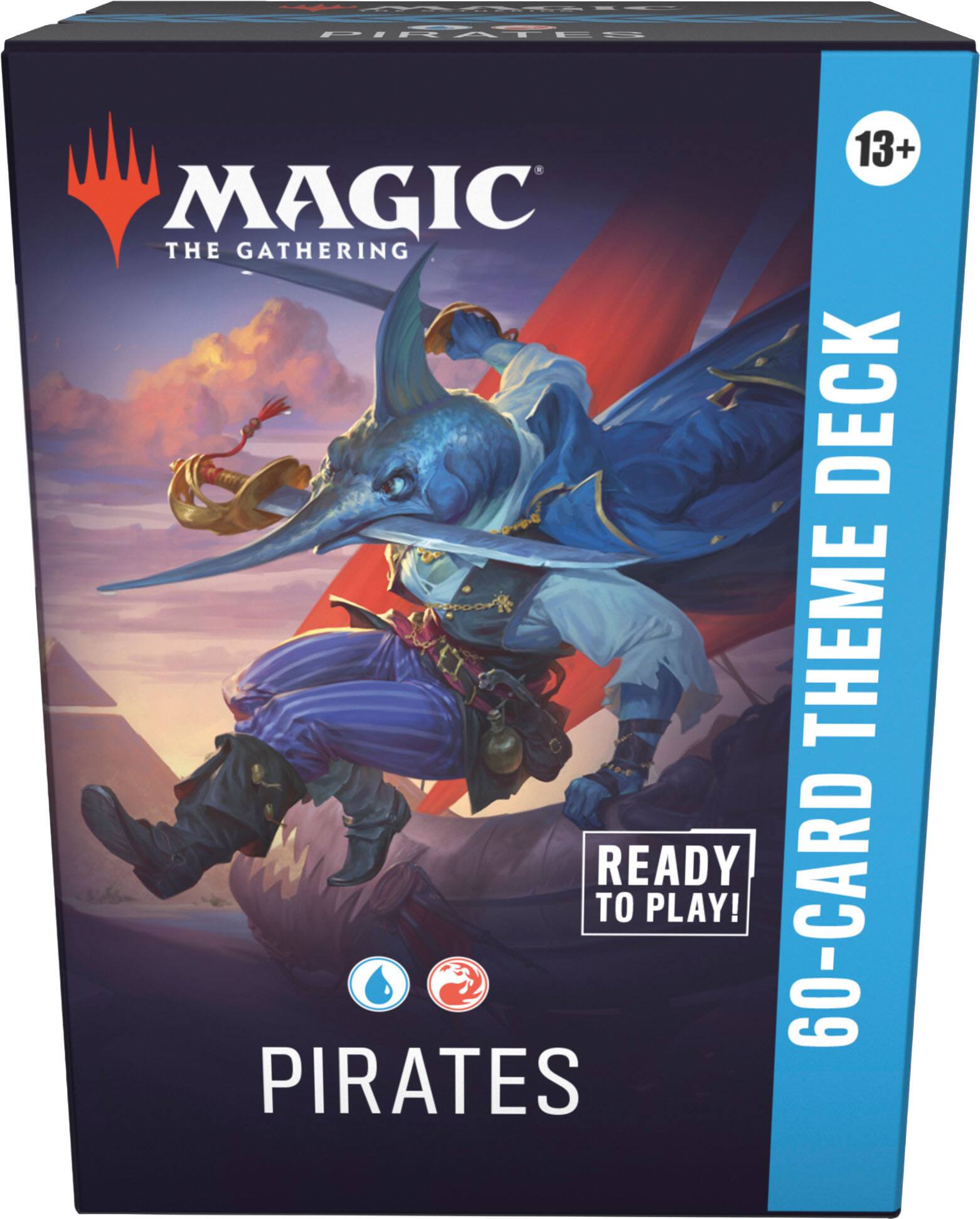 MAGIC THE GATHERING  
60-CARD THEME DECK  
PIRATES  
READY TO PLAY!  
13+