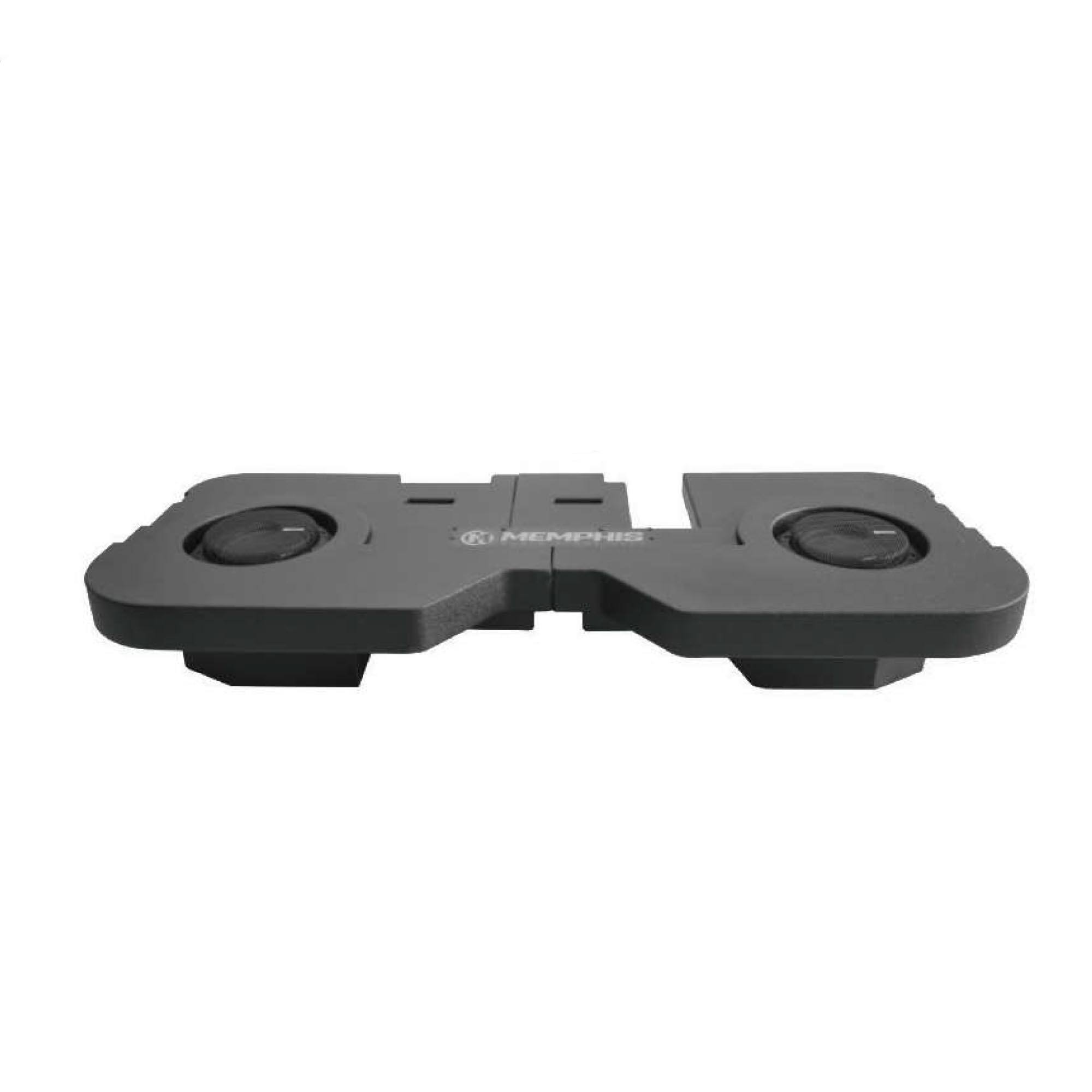 Alt View 1. Memphis Car Audio - Memphis Audio MJMERAM8D1V3 Dual 8" Ram enclosure 1 Ohm - Black/Gray.
