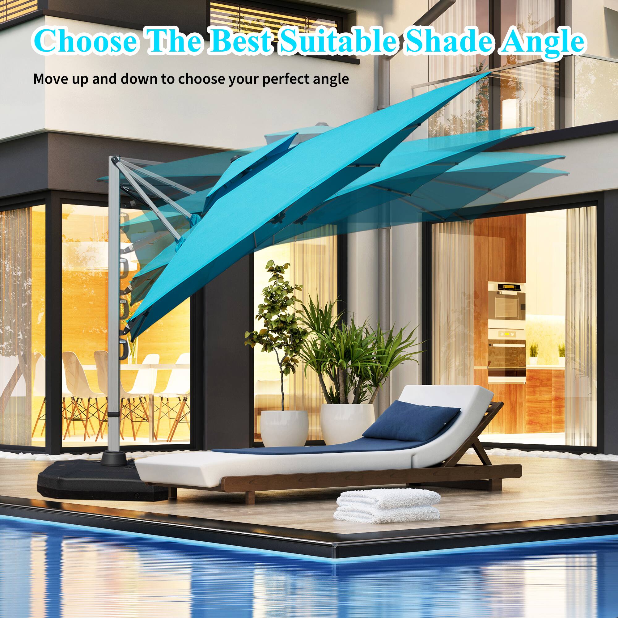 Choose The Best Suitable Shade Angle

Move up and down to choose your perfect angle