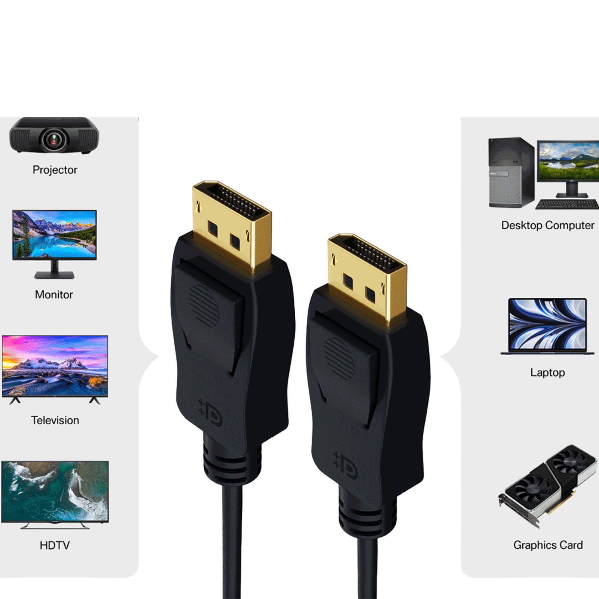 Projector  
Desktop Computer  
Monitor  
Television  

Laptop  
HDTV  
Graphics Card