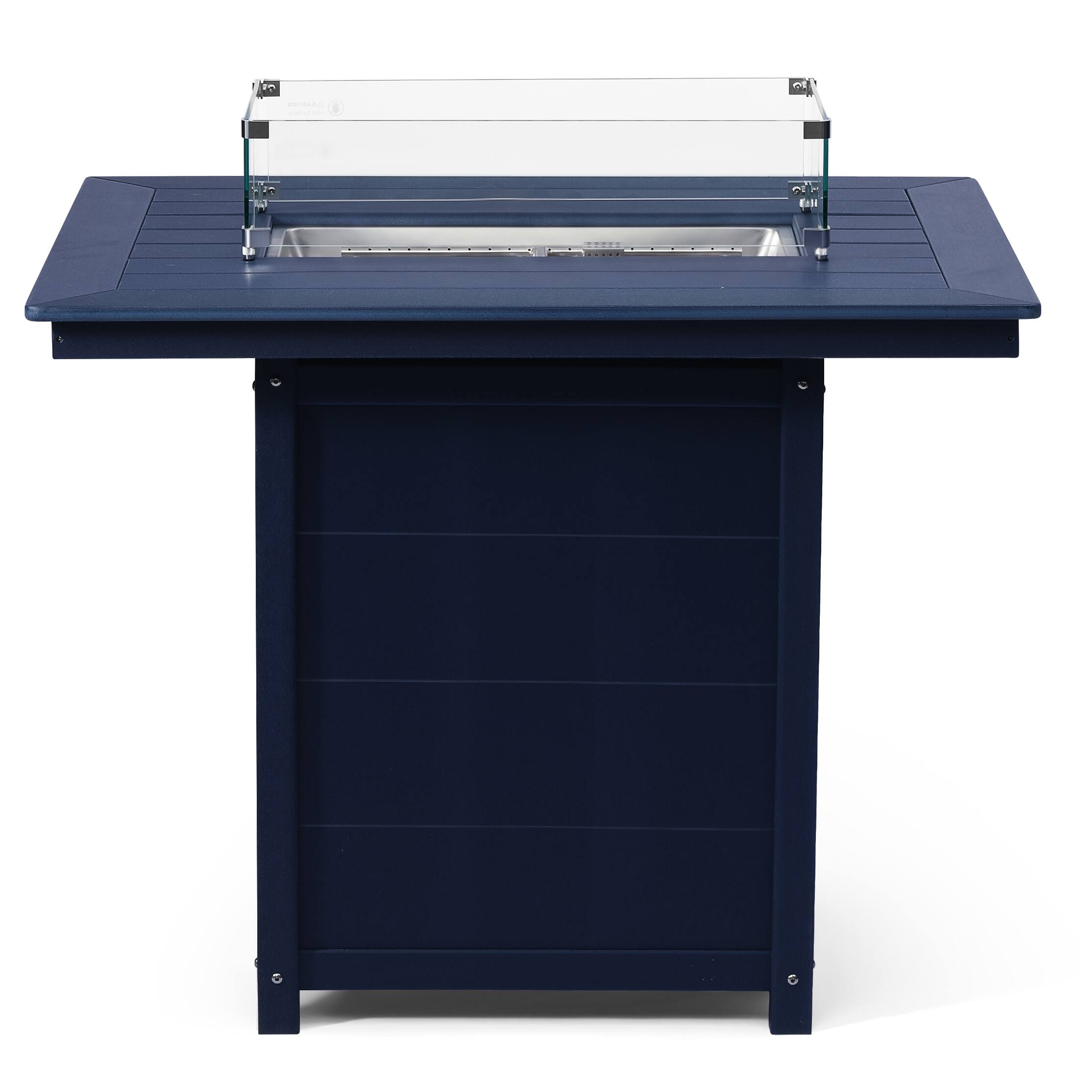 WestinTrends Helios 46" Modern Outdoor Patio Gas Propane Rectangle Fire ...
