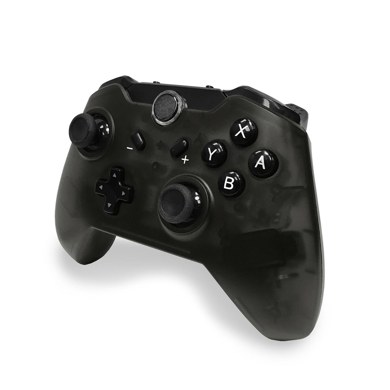 Alt View 1. Old Skool - Wireless Pro Controller for Nintendo Switch - Smoke Black.