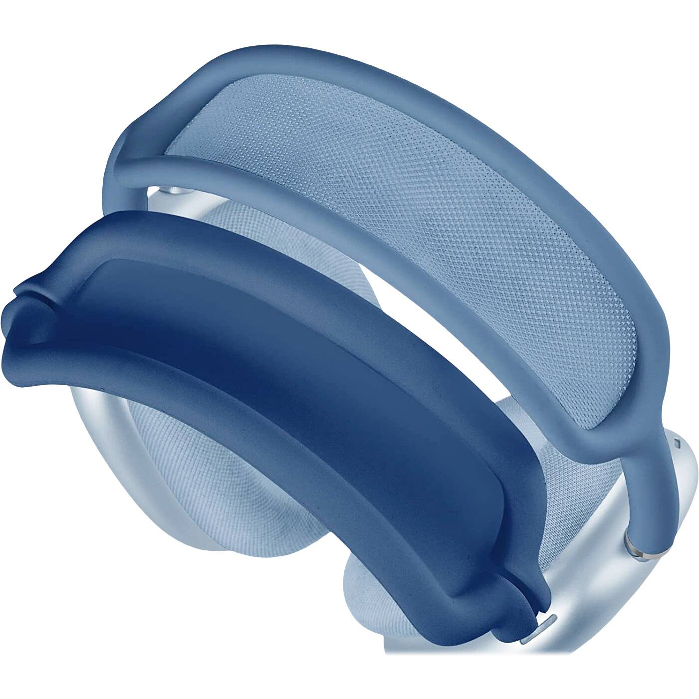 Alt View 12. SaharaCase - Silicone Combo Kit Case for Apple AirPods Max Headphones - Blue.