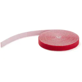 StarTech.com - StarTech 100ft. Hook and Loop Roll - Red - Cable Management HKLP100RD
