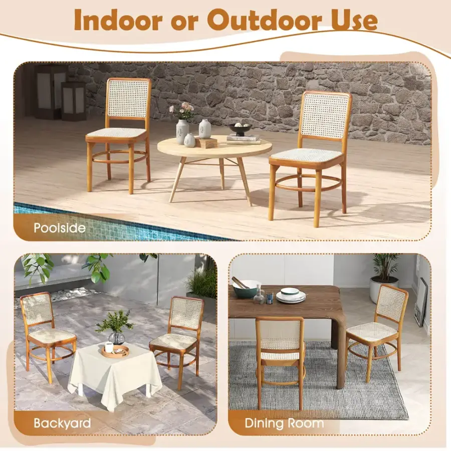 Indoor or Outdoor Use Poolside Backyard Dining Room