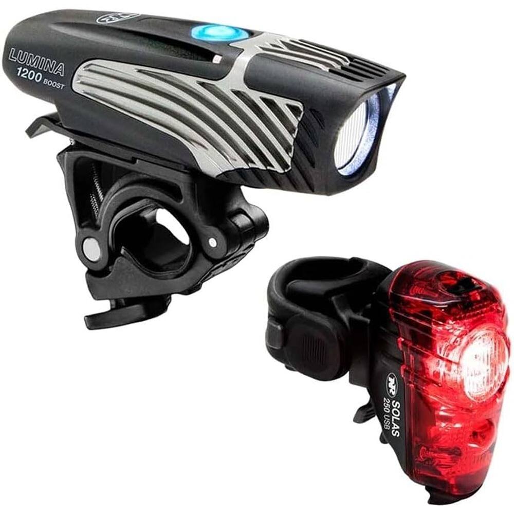 RTMB - Bike Light Combo Set – Front Headlight & Rear Taillight, Rechargeable