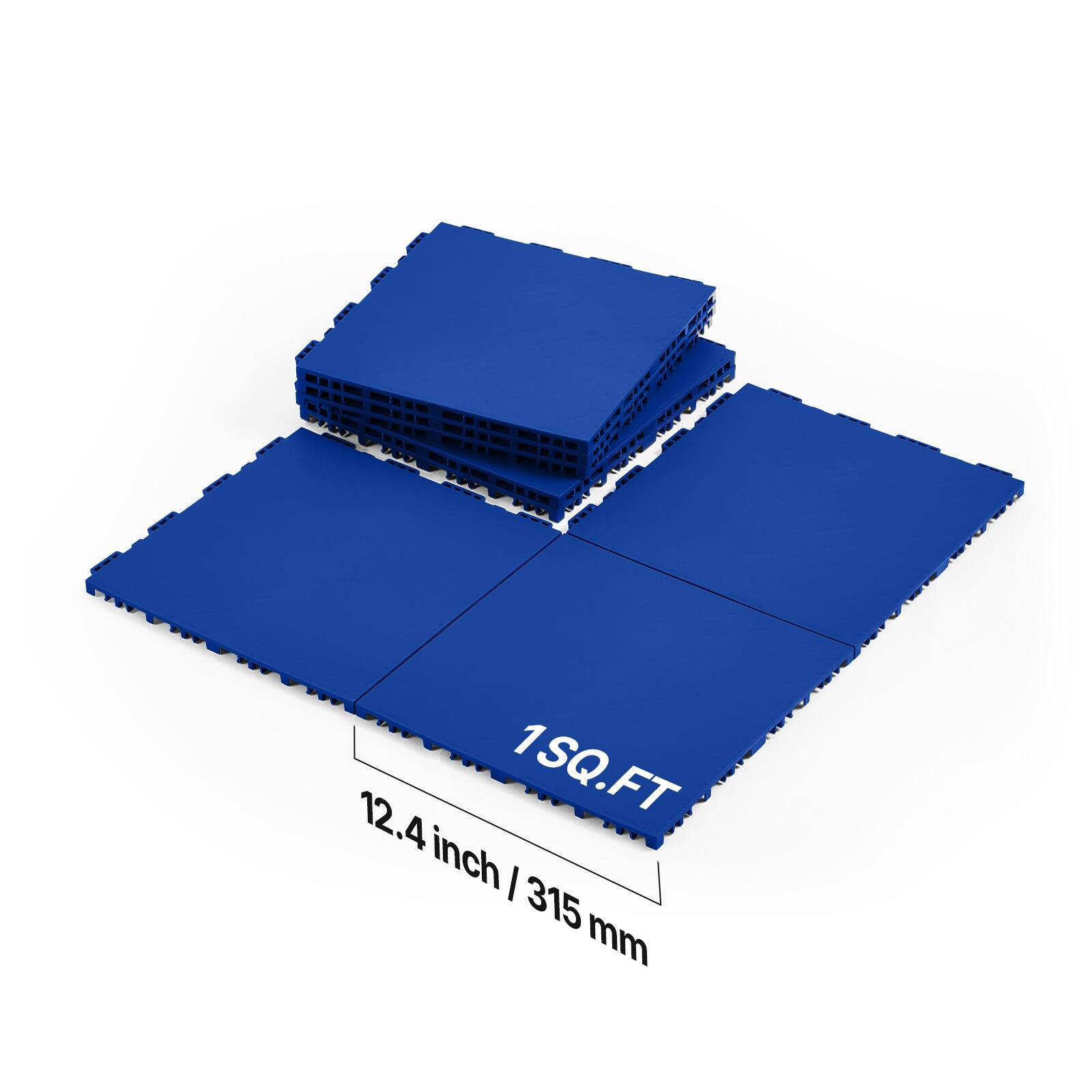 12.4 inch / 315 mm 1 SQ.FT