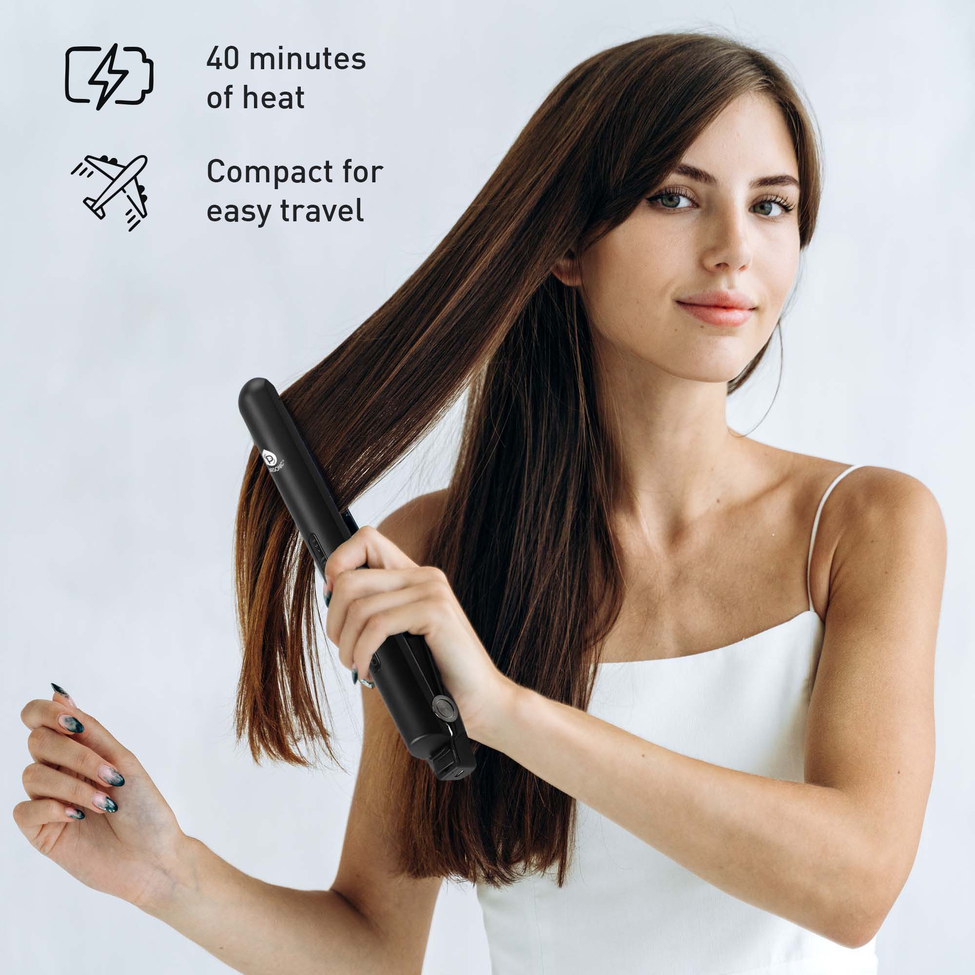 40 minutes of heat  
Compact for easy travel