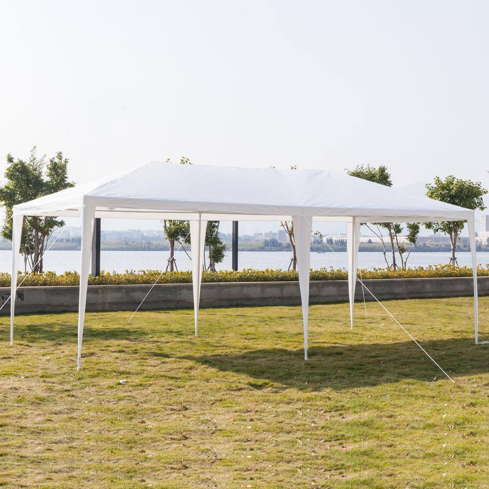 Left. Winado - 10x20 Party Tent with 6 Removable Sidewalls for Parties, Carpas para Fiestas, Weddings, BBQ, Waterproof Outdoor Event.