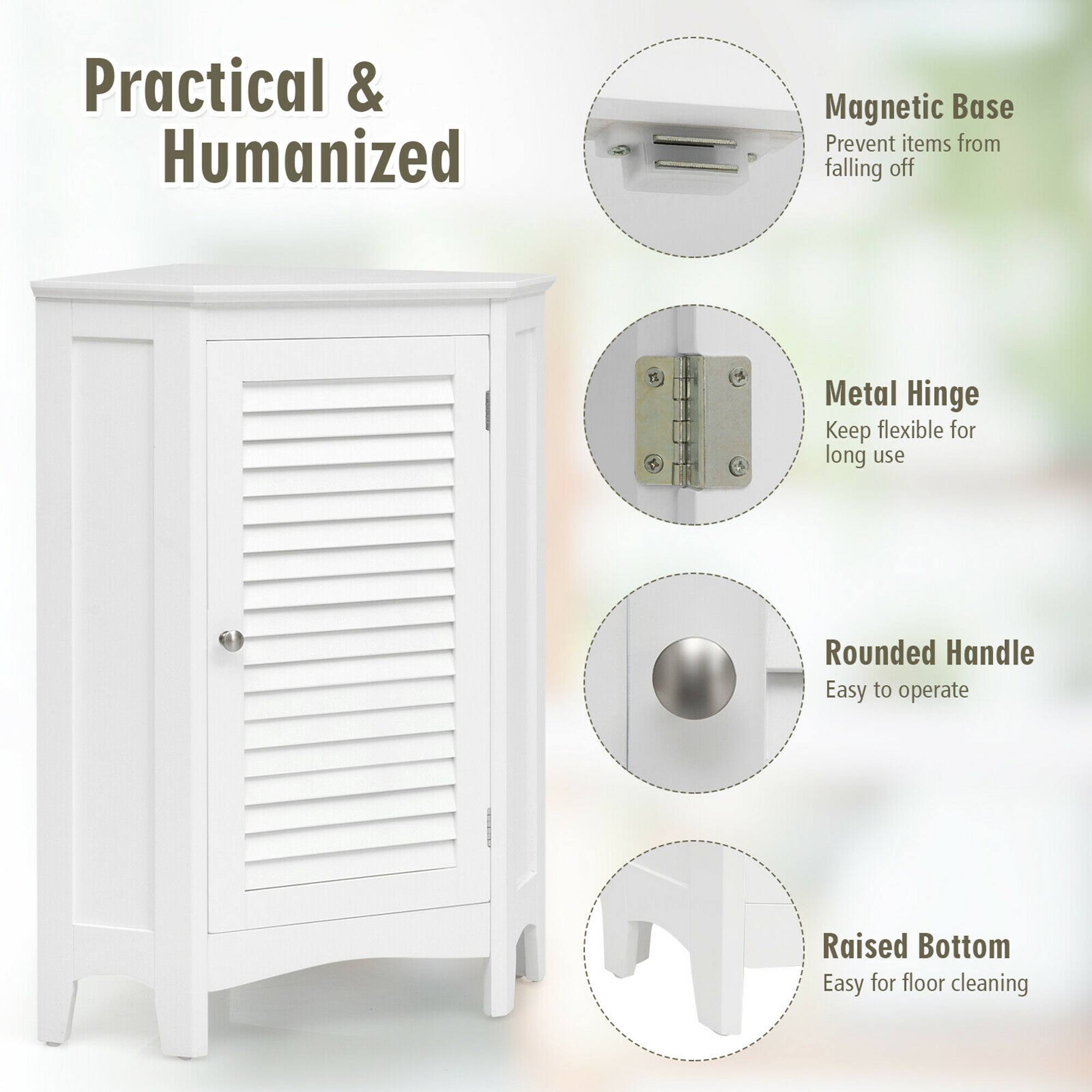 Practical & Humanized

- Magnetic Base
  - Prevent items from falling off

- Metal Hinge
  - Keep flexible for long use

- Rounded Handle
  - Easy to operate

- Raised Bottom
  - Easy for floor cleaning