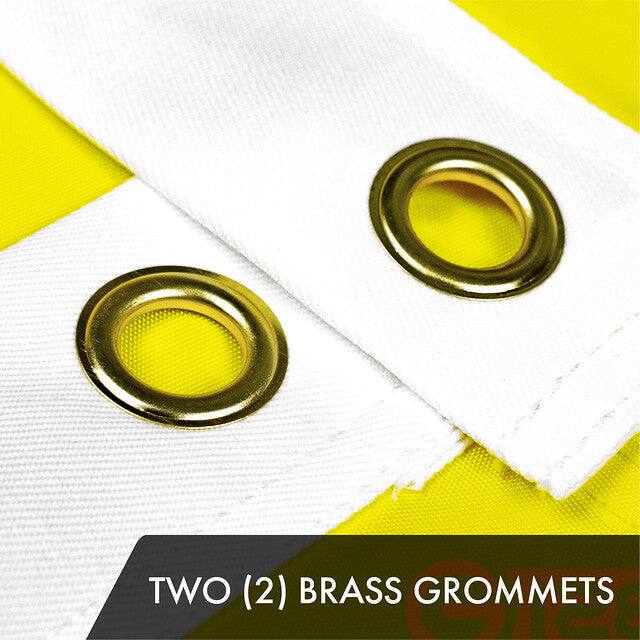 TWO (2) BRASS GROMMETS