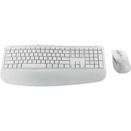 Front. Logitech - Logitech Signature Comfort Plus Combo MK880 Wireless Keyboard and Mouse Combo, Full-Size Comfort Keyboard with Palm - Unknown.