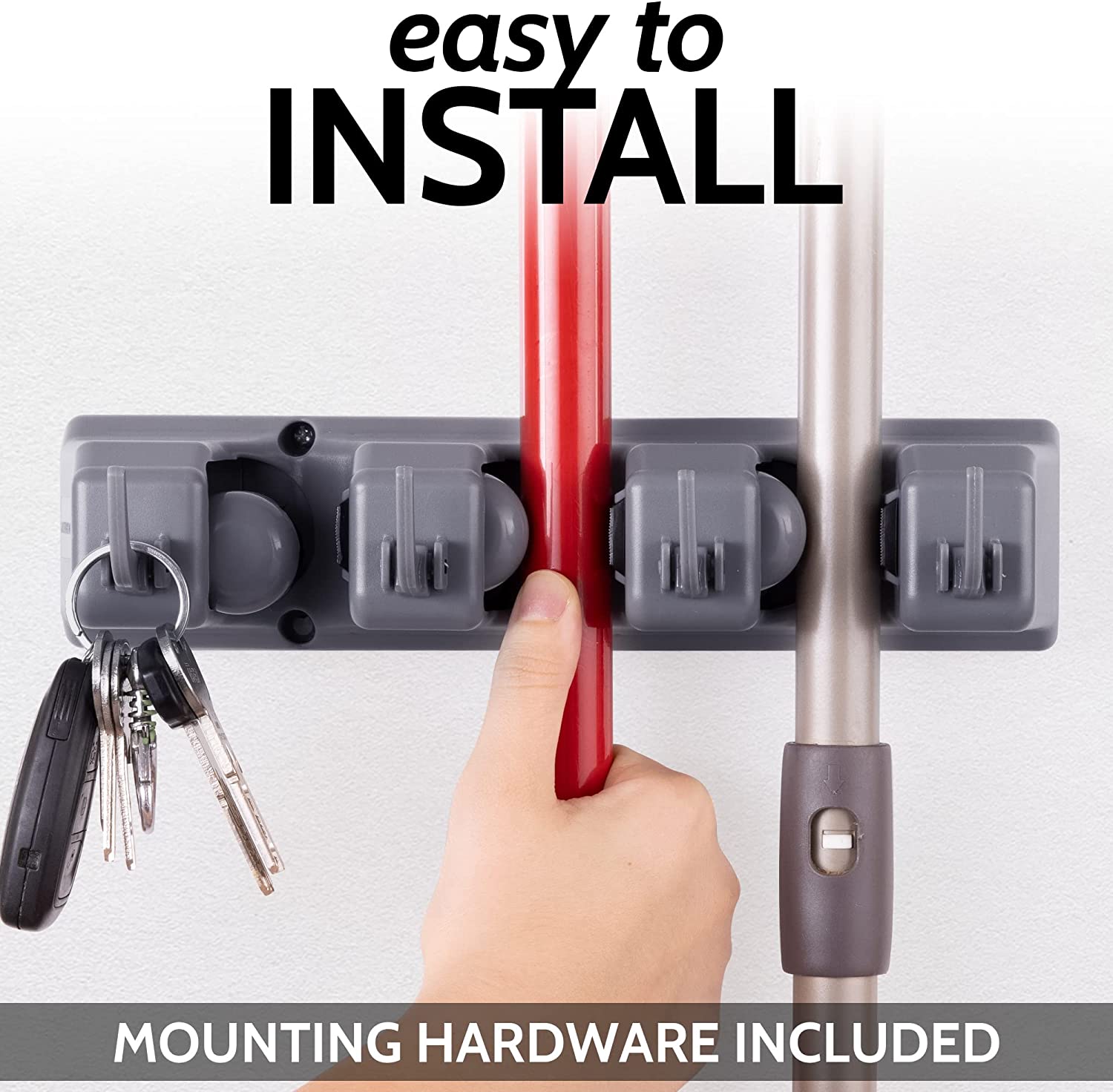 easy to INSTALL  
MOUNTING HARDWARE INCLUDED