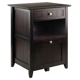 Winsome Wood - Burke Home Office File Cabinet - Coffee