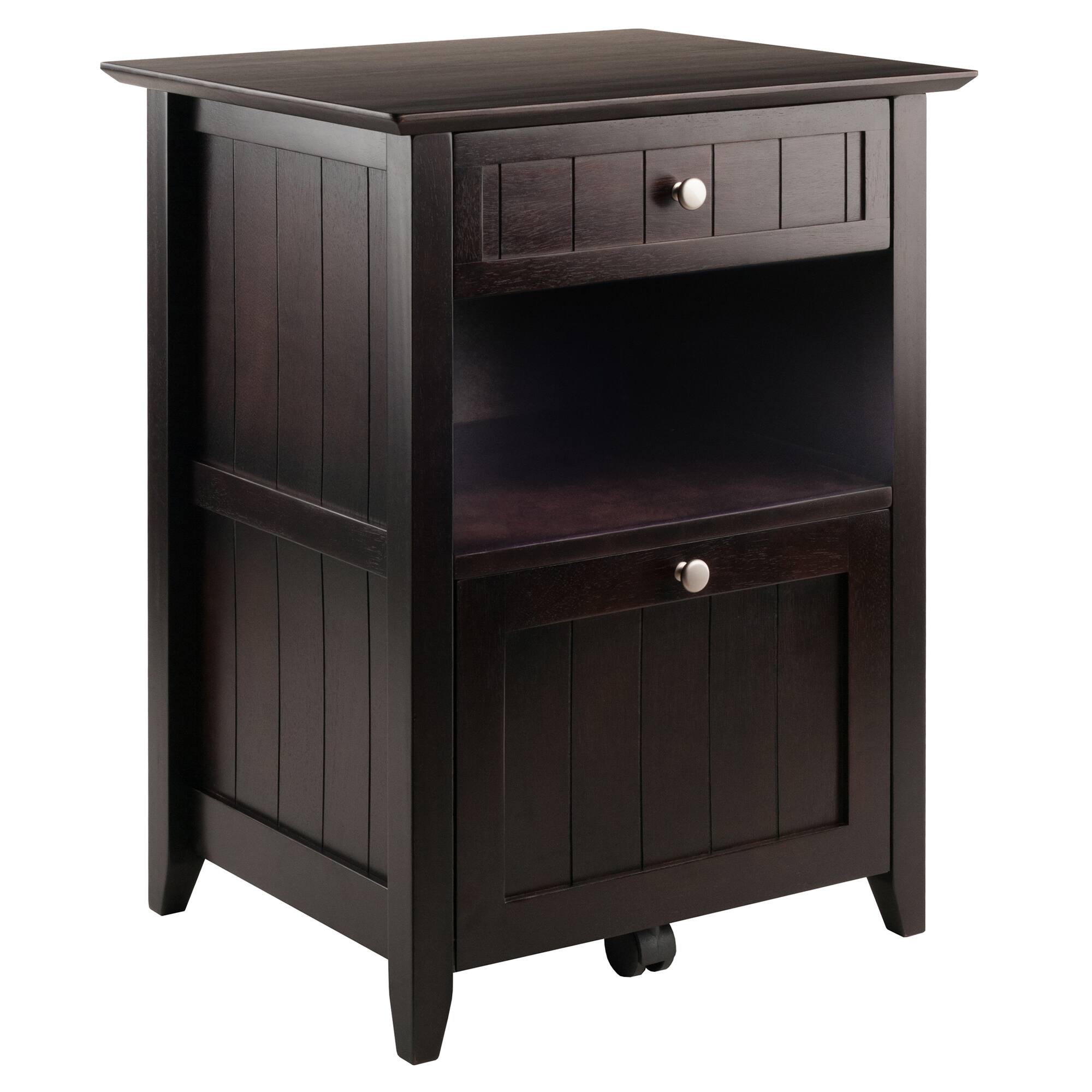 Front. Winsome Wood - Burke Home Office File Cabinet - Coffee.