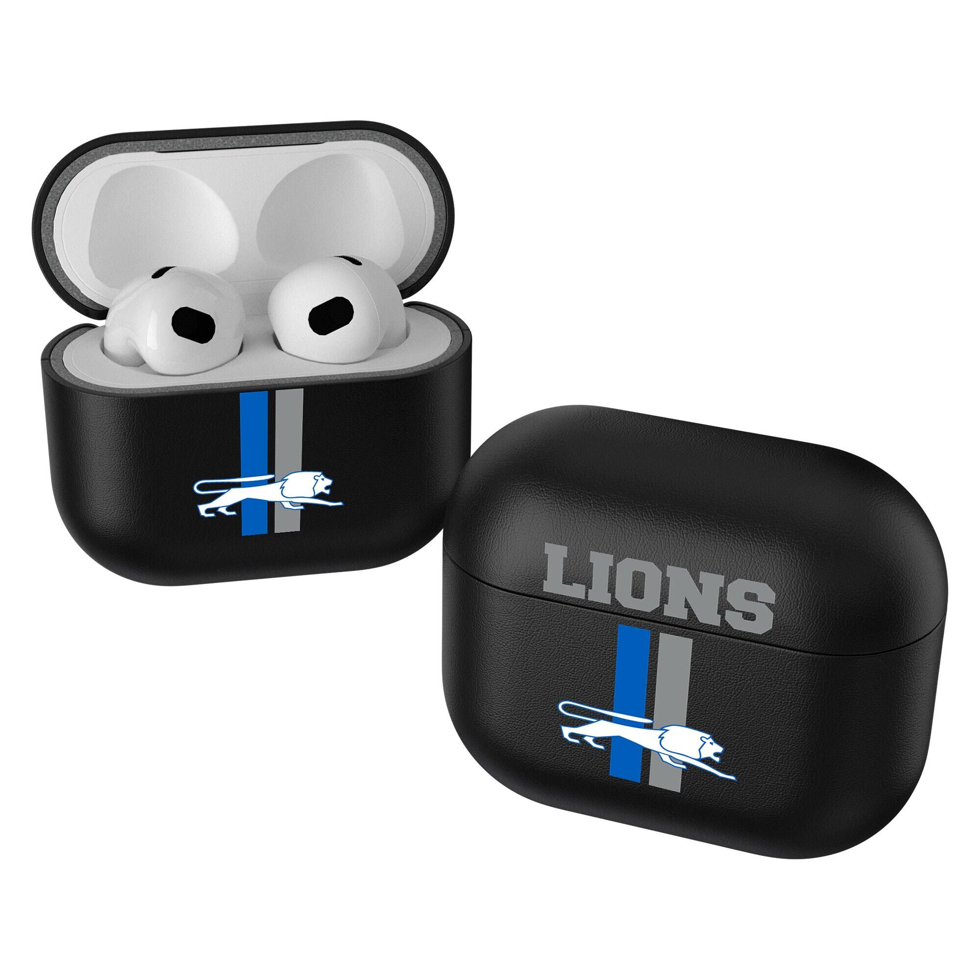 Front. Keyscaper - Detroit Lions Detroit Lions Insignia 2nd Gen AirPods Pro Case Cover - Black.