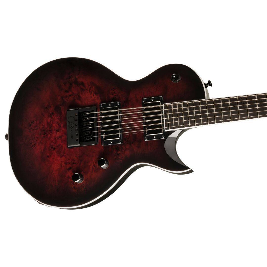 Angle. Gretsch - Jackson Pro Series Signature Diamond Rowe Electric Guitar (Dark Rose).