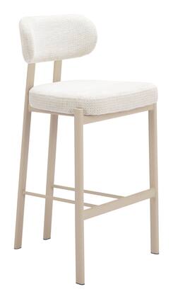 Hivvago - Aurea Barstool (Set of 2) - Light Gray