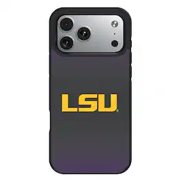 Keyscaper - NCAA - LSU Tigers Bump Case with 8.2ft Drop Protection - 15 Plus - Black