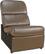 Angle Standard. Bell'O - Leather Home Theater Armless Recliner.