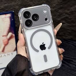 UUCOVER - Magnetic Case for Apple iPhone 18 Pro with Camera Lens Protector, Compatible with MagSafe, Drop Protection Clear Cover - Gray
