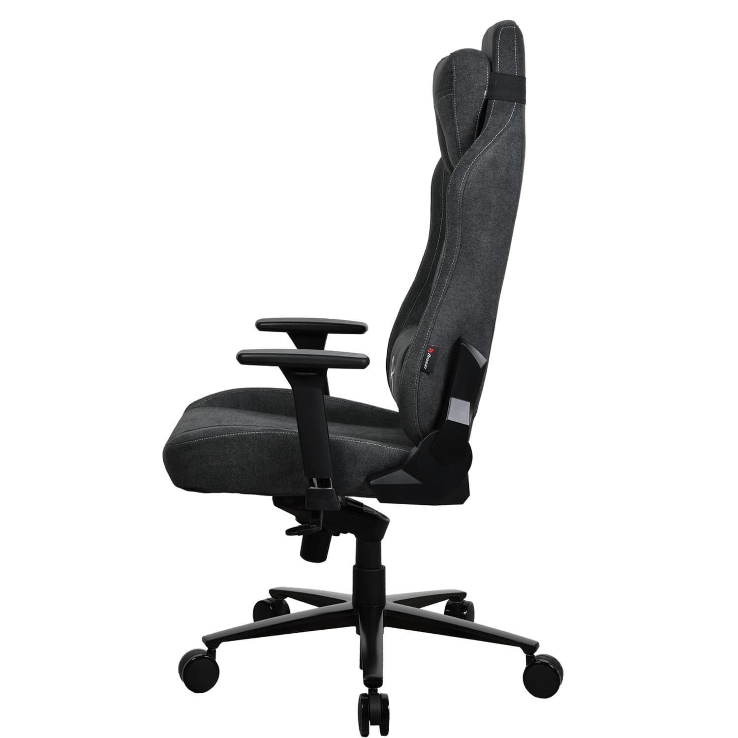 Alt View Zoom 11. Arozzi - Vernazza Soft Fabric Gaming Chair - Dark Gray.