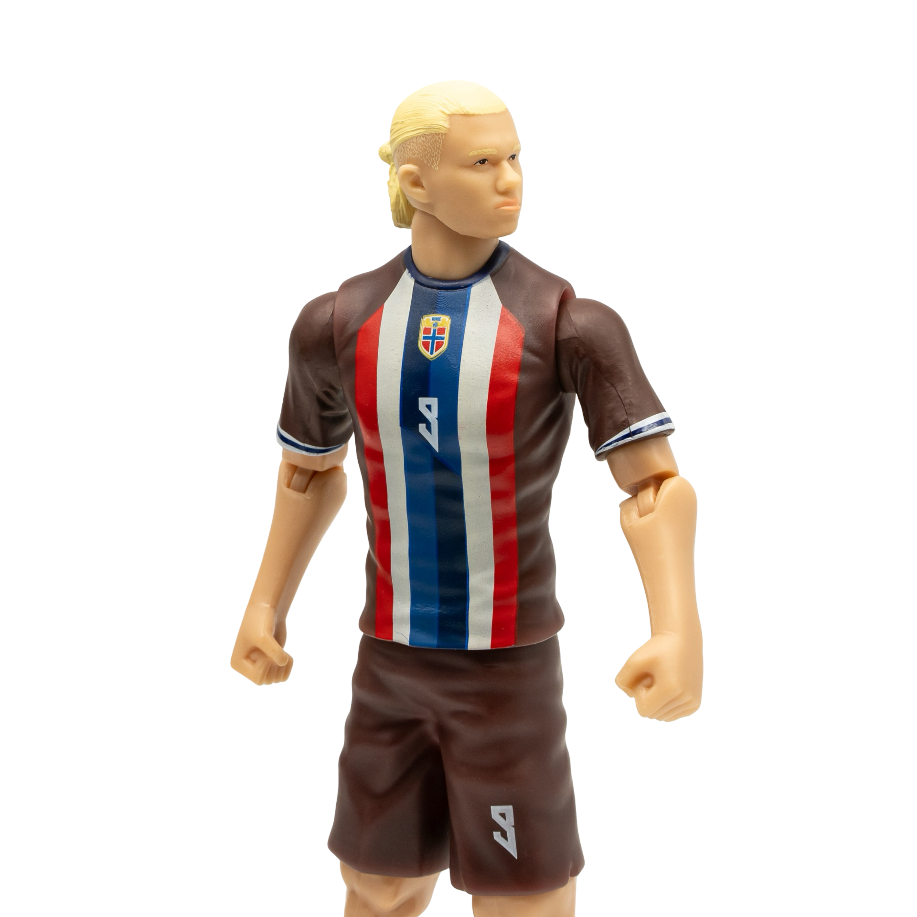 Alt View 2. Banbo Toys - Banbo Toys SOCKERS Norway National Erling Haaland 8" Collectible Soccer Action Figure.