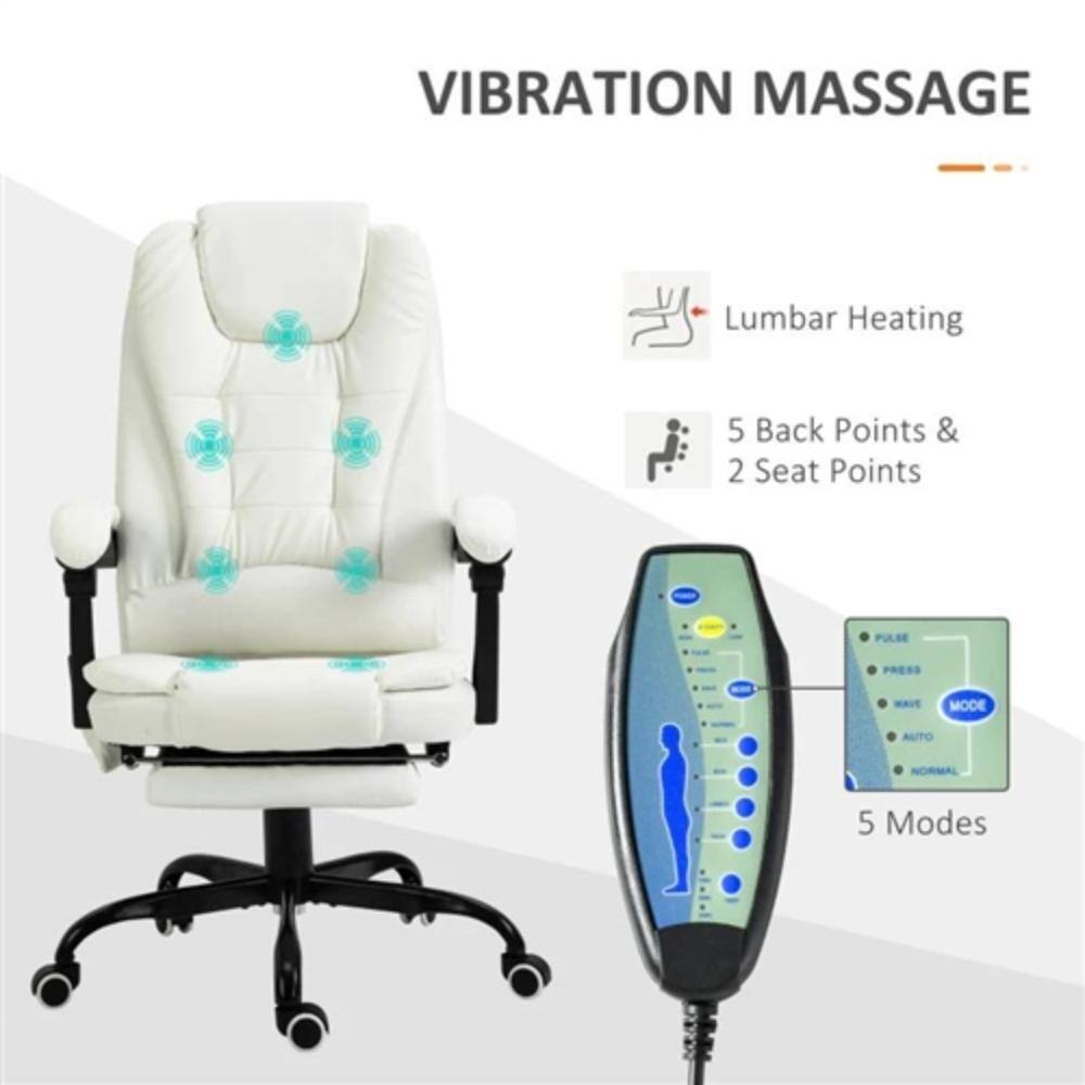 VIBRATION MASSAGE

- Lumbar Heating
- 5 Back Points & 2 Seat Points
- 5 Modes

PULSE PRESS WAVE AUTO NORMAL