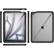 Alt View 12. SaharaCase - Oasis Series Water-Resistant Case for Apple iPad Air 13" M3/M2 - Clear/Black.