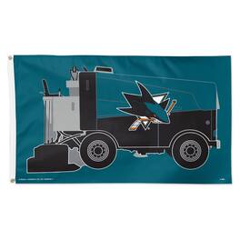 WinCraft - San Jose Sharks 3' x 5' Single-Sided Deluxe Game Day Flag - Multicolor