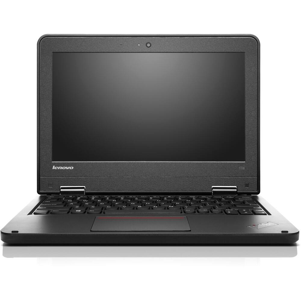 Front. Lenovo - ThinkPad 11.6" Laptop - AMD A4-Series - 4GB Memory - 500GB Hard Drive - Graphite Black.