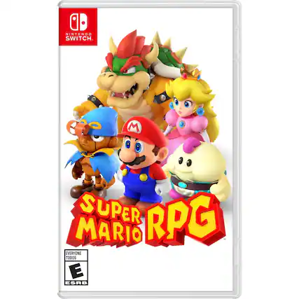 Nintendo Switch. Super Mario RPG. Everyone. Todos. ESRB. - E10+ (Everyone 10+)