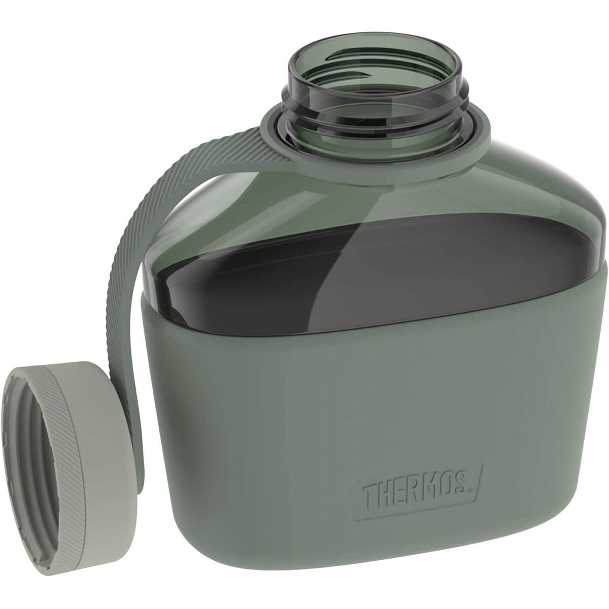 Alt View 2. Thermos - Thermos 32 oz. Alta Hard Plastic Canteen w/ Silicone Sleeve - Matcha Green - Matcha Green.