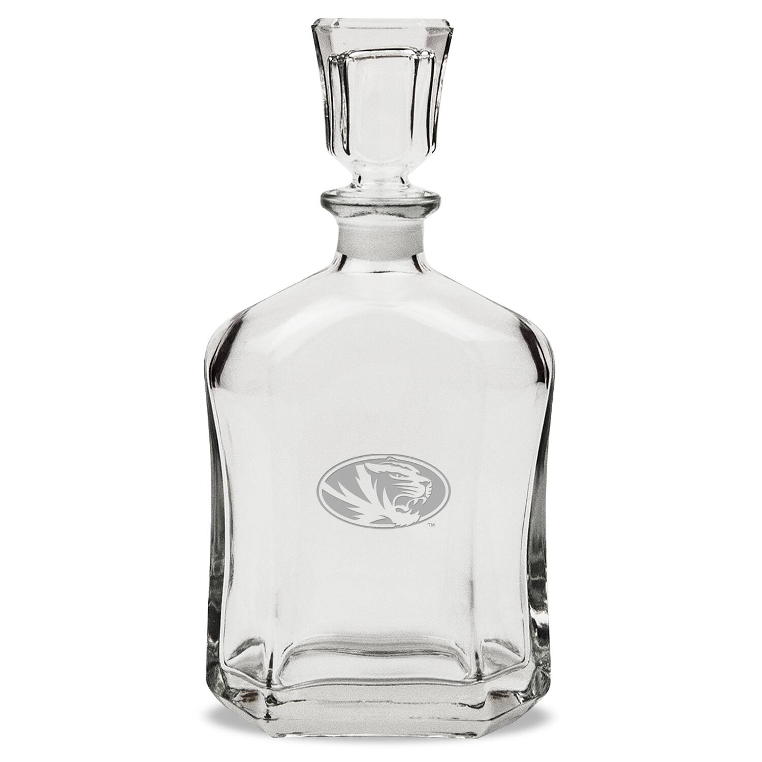 Front. Jardine - Missouri Tigers 23.75oz. Crystal Decanter - Multicolor.
