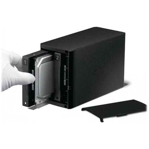 Alt View 13. Buffalo - LinkStation 220 8TB 2-Bay External Network Storage (NAS) - black.