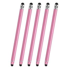Unique Bargains - 5pcs Stylus Pens for Touch Screens, 2 in 1 High Sensitivity Universal Pen Capacitive Stylus for Touch Screen Device - Pink