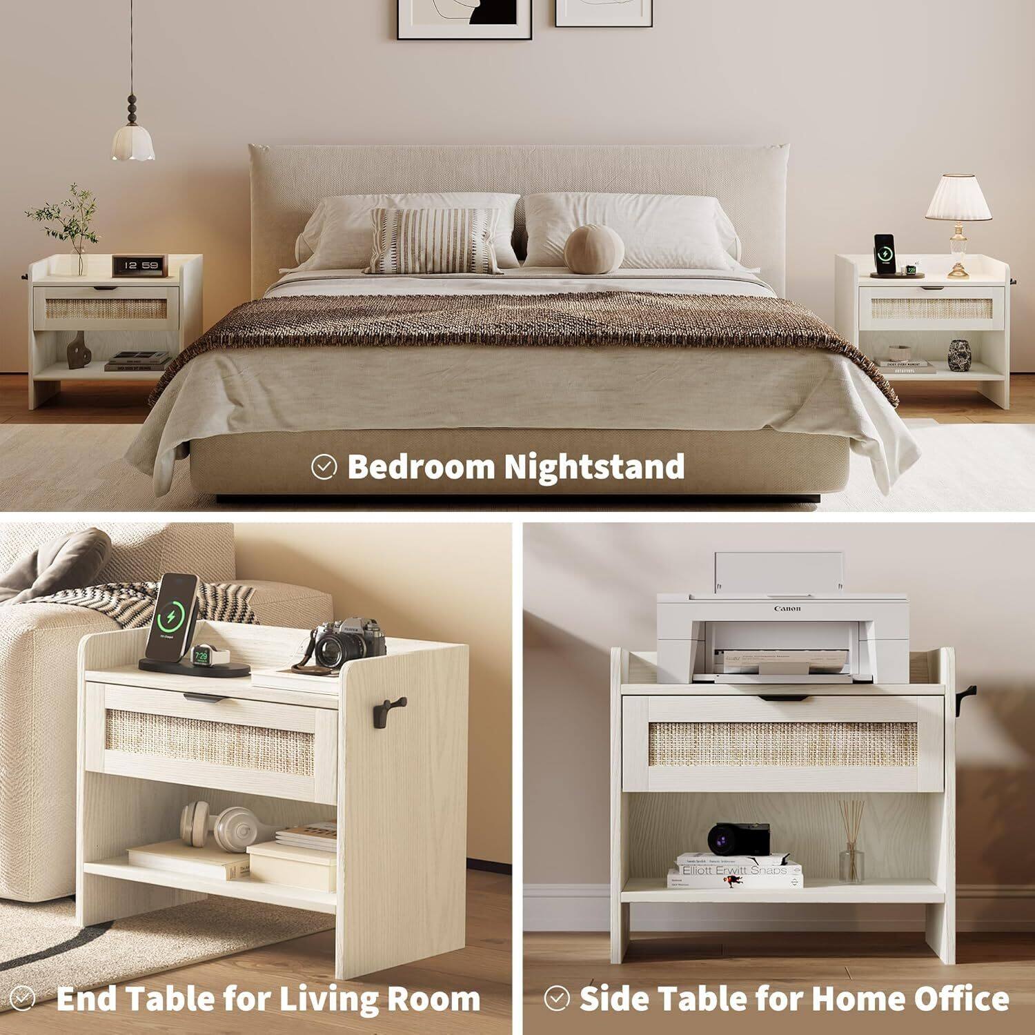 12 D9 Bedroom Nightstand

End Table for Living Room

Side Table for Home Office