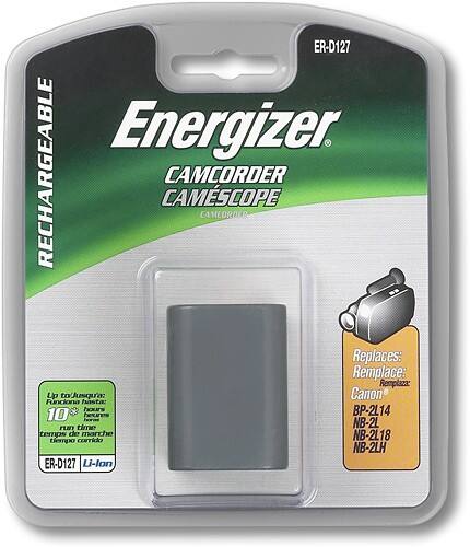 Front Standard. Energizer - High-Capacity Lithium-Ion Battery.