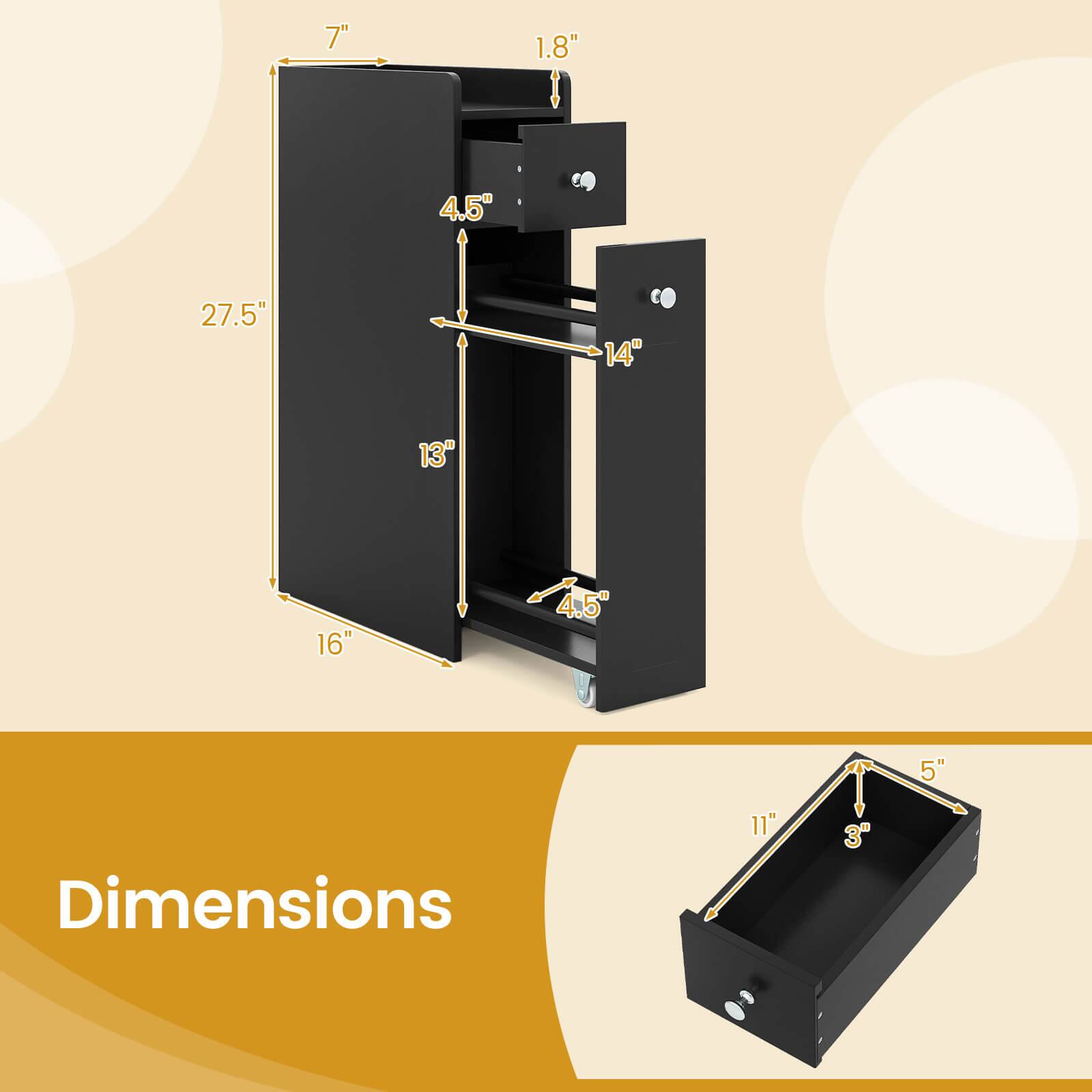 1.8" 4.5" 27.5" 14" 13" 16" 4.5" 5" 11" 3"

Dimensions