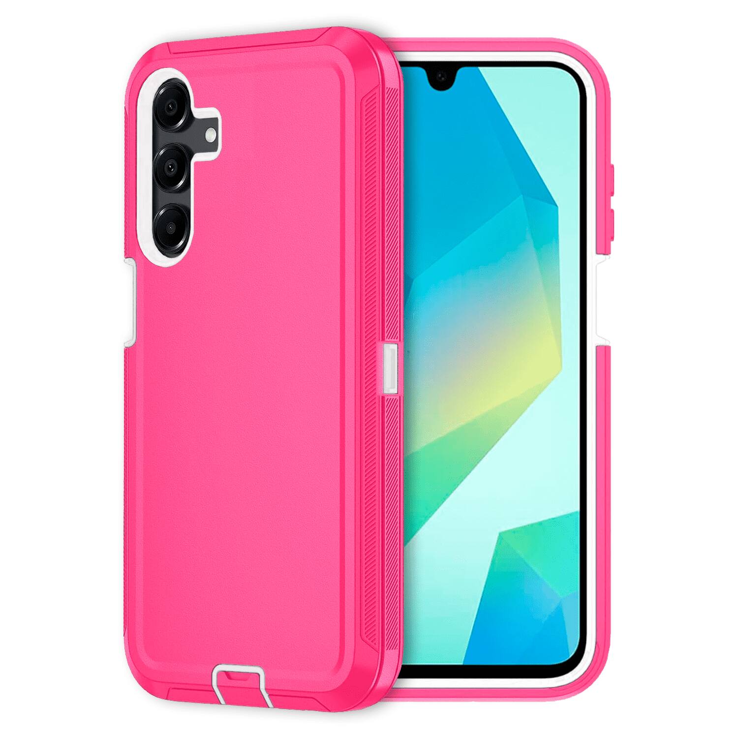 Entronix - Heavy Duty Case for Samsung Galaxy A16 - Ultimate Triple-Layer Protection - Pink