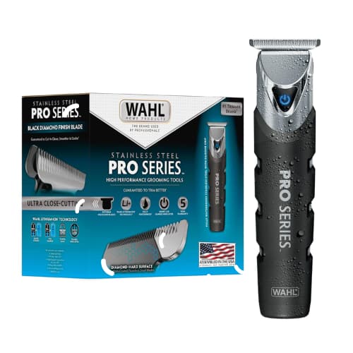 Wahl - USA Pro Series Forever Blade Stainless Steel Cordless Beard Trimmer for Men, No-Slip Grip, USB Rechargeable
