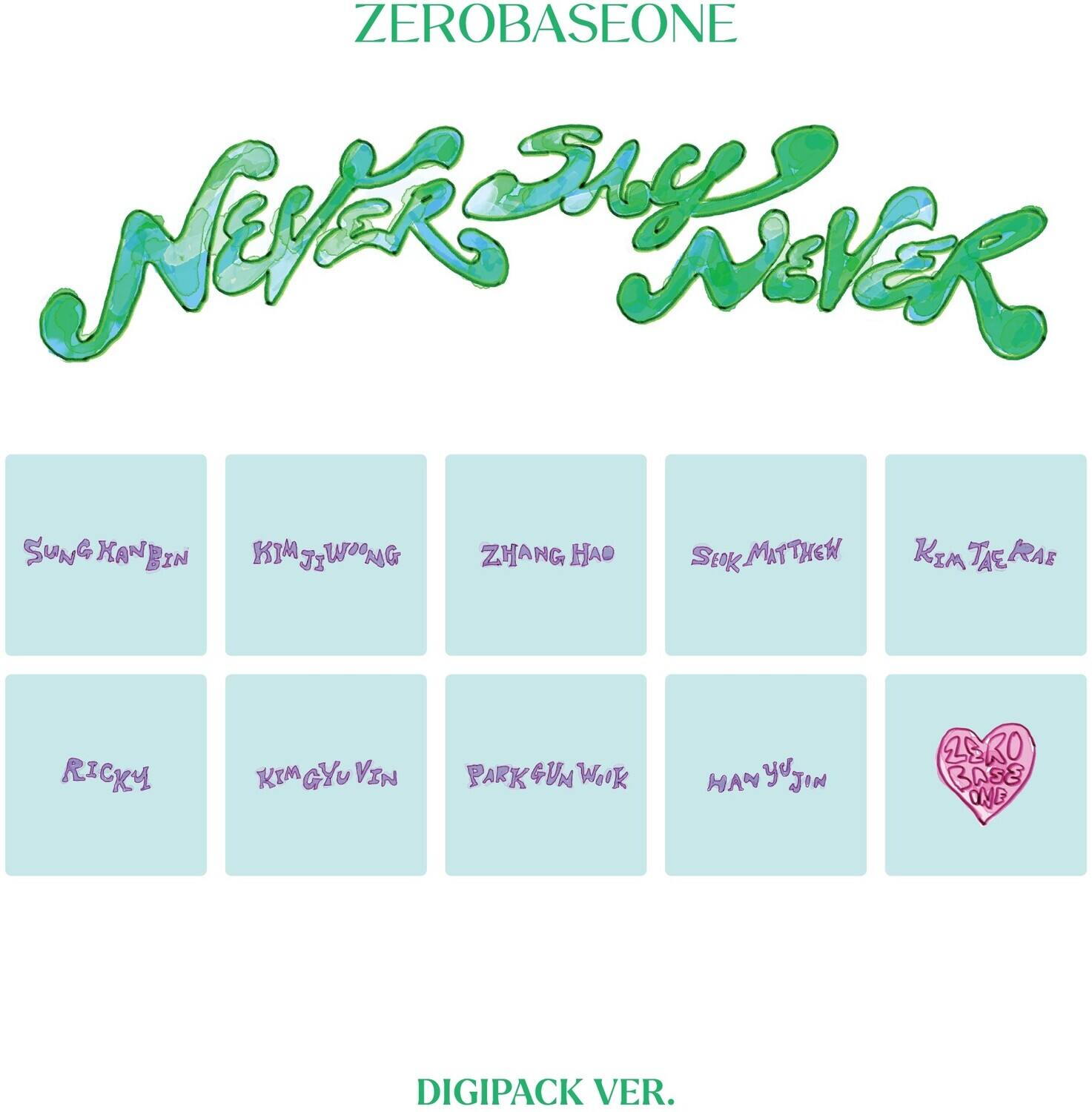 Zerobaseone - Never Say Never     - COMPACT DISCS [CD]